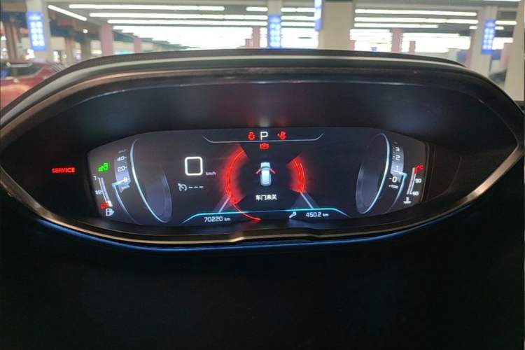 Used Peugeot 4008 2017 350THP Luxury Edition Odometer Close Up