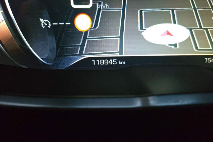 Used Peugeot 4008 2017 350THP Luxury Edition Odometer Close Up