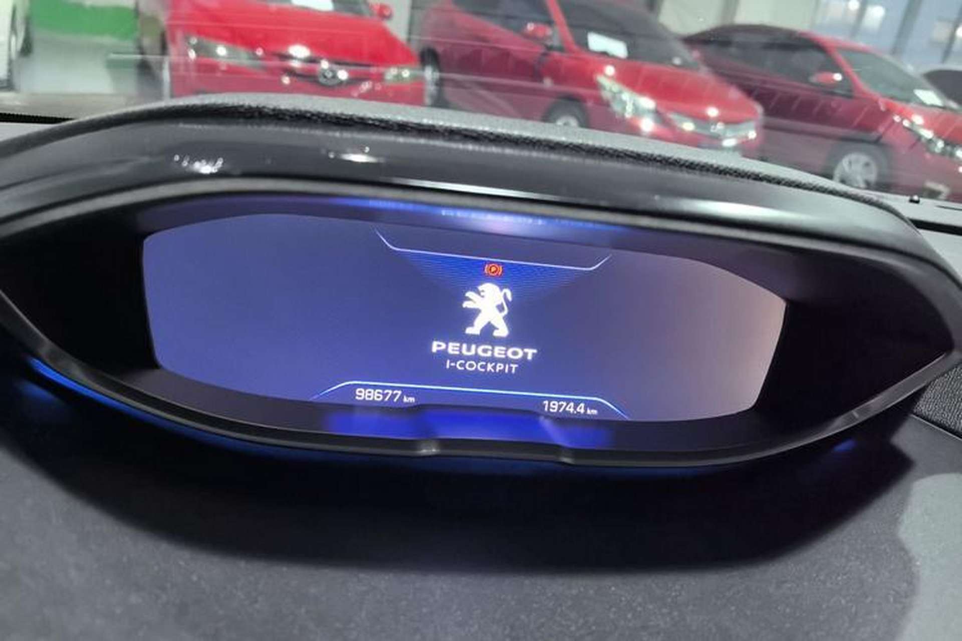 Used Peugeot 4008 2017 350THP Luxury Edition Odometer Close Up