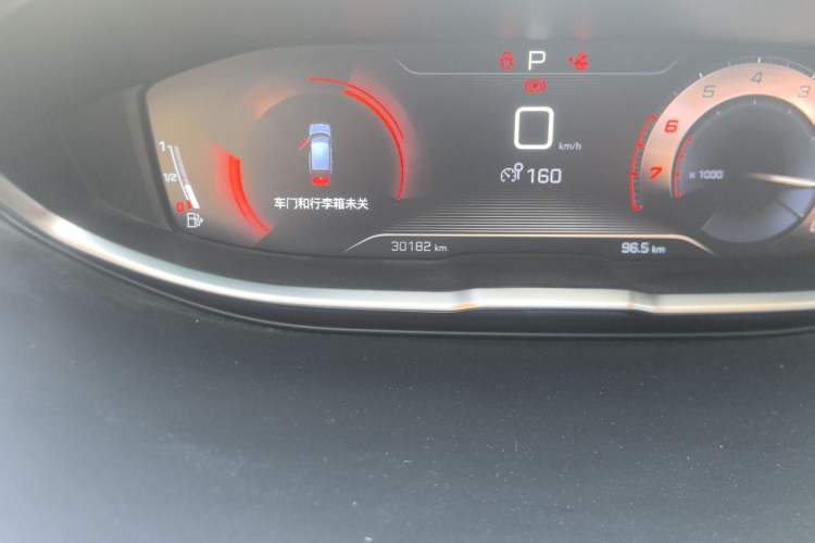 Used Peugeot 4008 2017 350THP Elite Edition Odometer Close Up