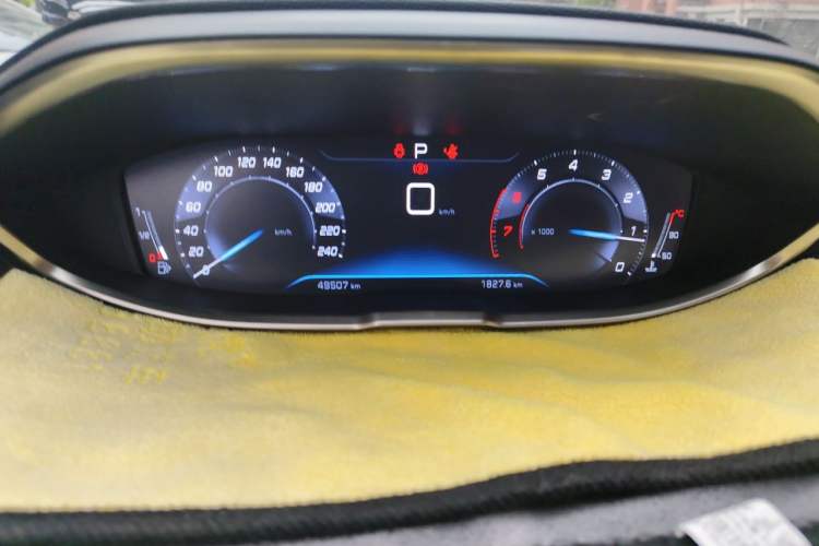 Used Peugeot 4008 2017 350THP Elite Edition Odometer Close Up
