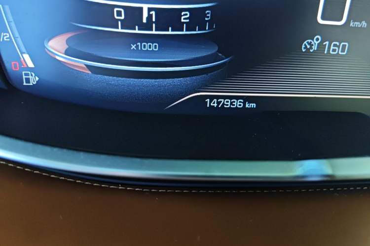 Used Peugeot 4008 2017 350THP Elite Edition Odometer Close Up