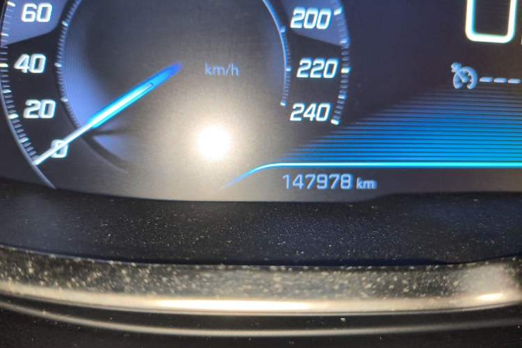 Used Peugeot 4008 2017 350THP Elite Edition Odometer Close Up