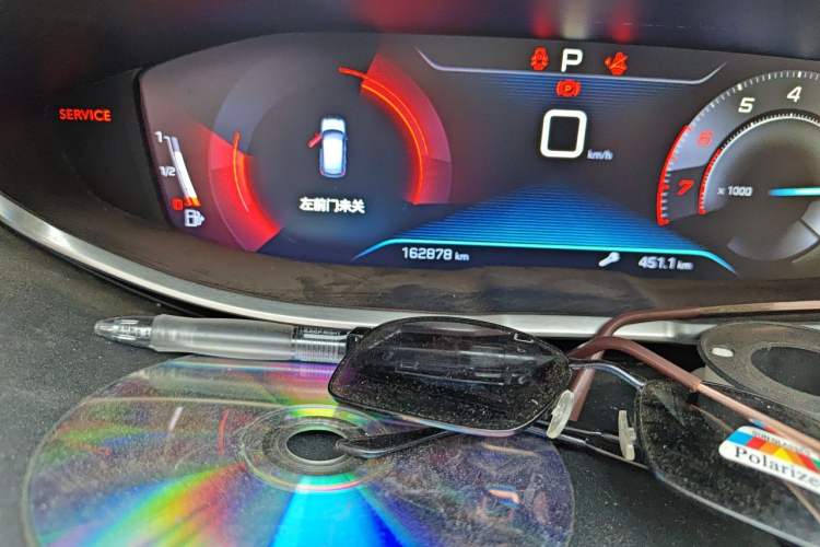 Used Peugeot 4008 2017 350THP Elite Edition Odometer Close Up