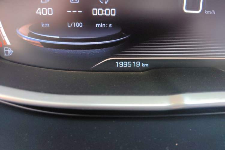 Used Peugeot 4008 2017 350THP Elite Edition Odometer Close Up