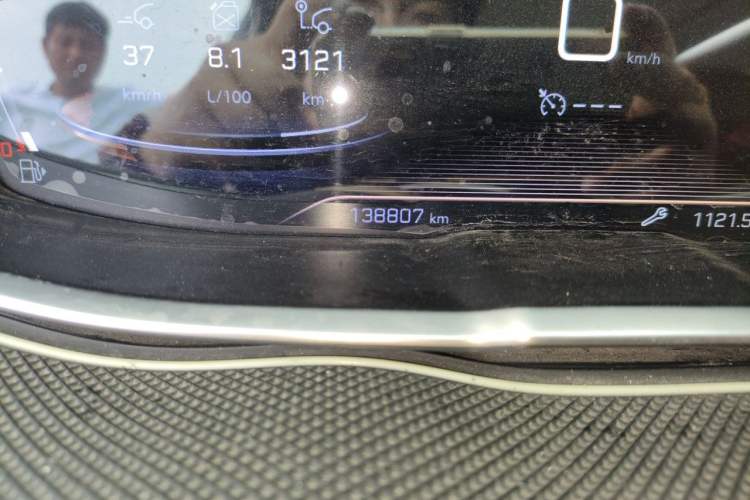 Used Peugeot 4008 2017 350THP Elite Edition Odometer Close Up