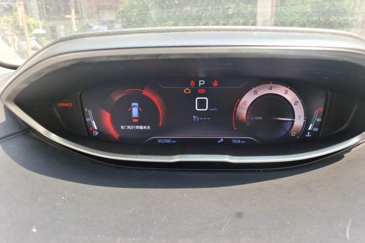 Used Peugeot 4008 2017 350THP Elite Edition Odometer Close Up
