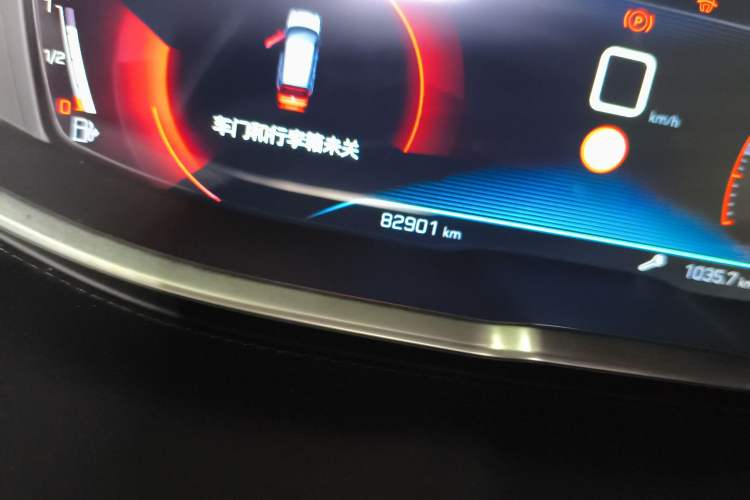 Used Peugeot 4008 2017 380THP Luxury GT Edition Odometer Close Up