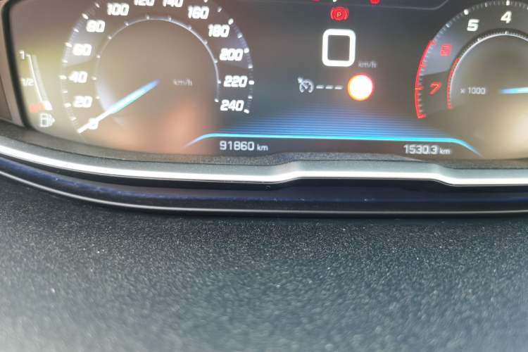 Used Peugeot 4008 2018 350THP Elite Edition Odometer Close Up