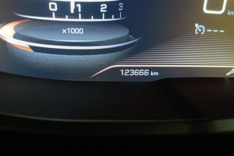 Used Peugeot 4008 2018 350THP Elite Edition Odometer Close Up