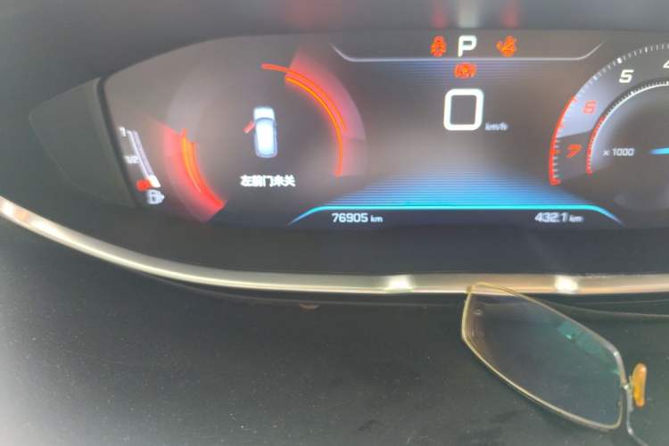 Used Peugeot 4008 2018 350THP Elite Edition Odometer Close Up