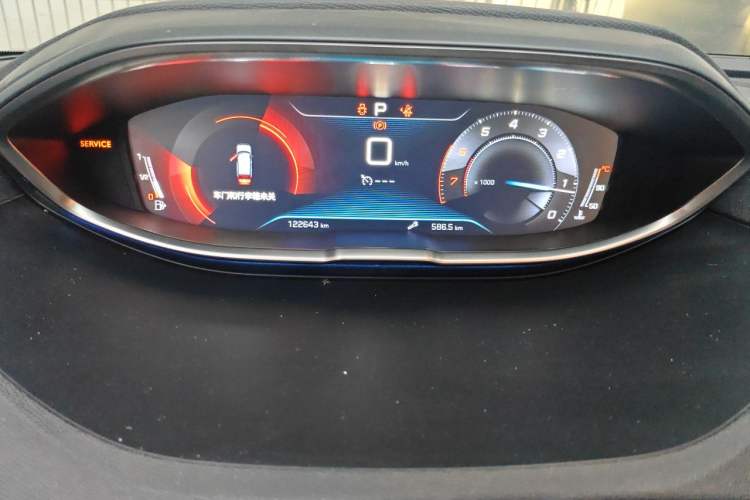Used Peugeot 4008 2018 350THP Elite Edition Odometer Close Up