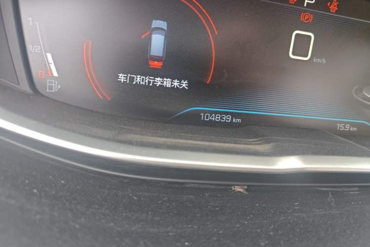 Used Peugeot 4008 2018 350THP Elite Edition Odometer Close Up