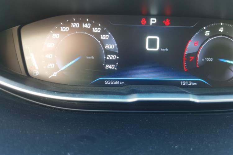 Used Peugeot 4008 2018 350THP Elite Edition Odometer Close Up