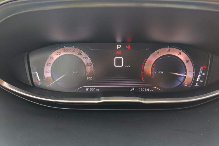 Used Peugeot 4008 2018 350THP Elite Edition Odometer Close Up