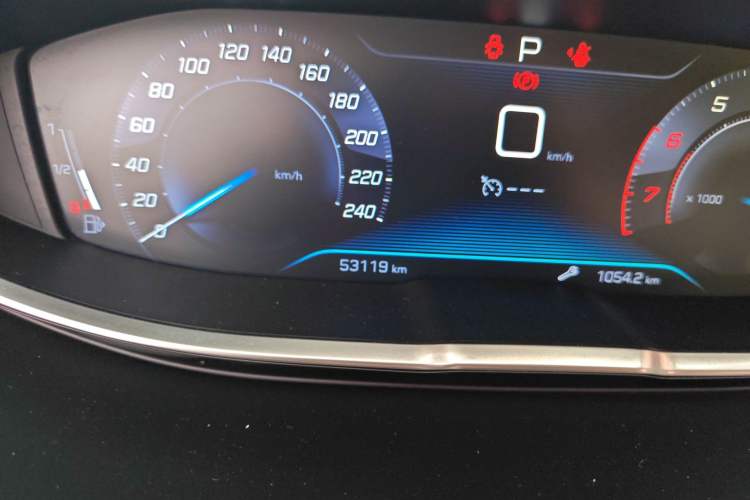 Used Peugeot 4008 2018 350THP Elite Edition Odometer Close Up