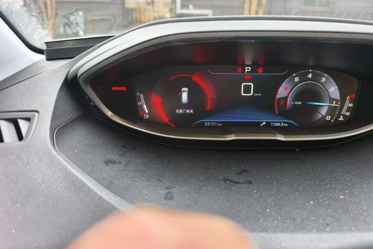 Used Peugeot 4008 2018 350THP Elite Edition Odometer Close Up