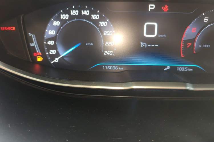 Used Peugeot 4008 2018 350THP Elite Edition Odometer Close Up