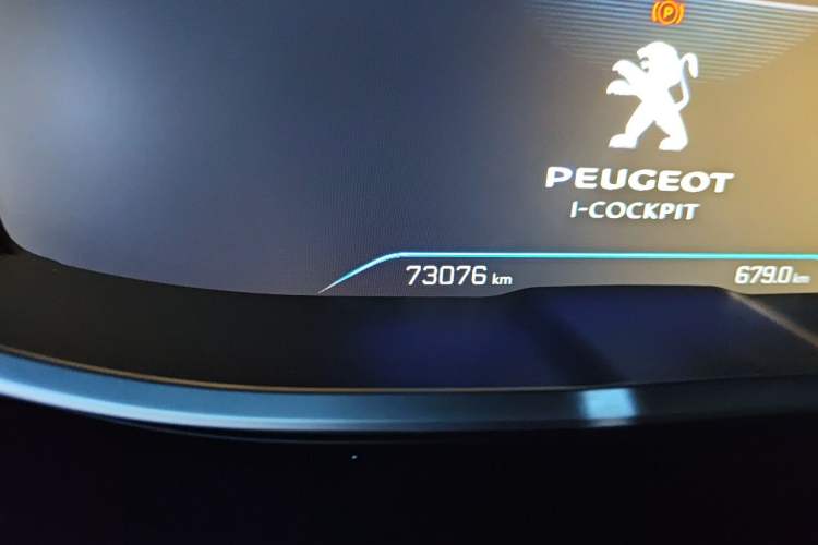 Used Peugeot 4008 2018 350THP Luxury Edition Odometer Close Up