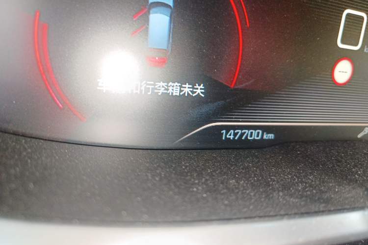 Used Peugeot 4008 2018 380THP Luxury GT Edition Odometer Close Up