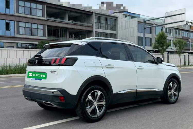 Used Peugeot 4008 2018 350THP Elite Edition Rear Right 45 Deg