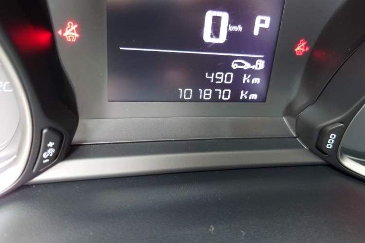 Used Peugeot 4008 2018 350THP Comfort Edition Odometer Close Up