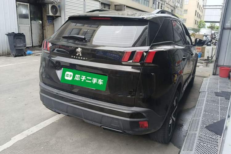 Used Peugeot 4008 2019 360THP BLACKPACK Obsidian Edition Rear Right 45 Deg