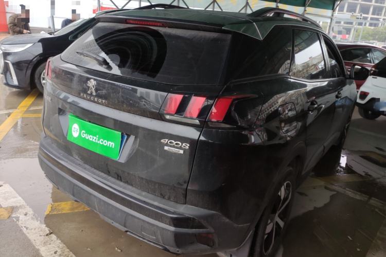 Used Peugeot 4008 2019 360THP BLACKPACK Obsidian Edition Rear Right 45 Deg