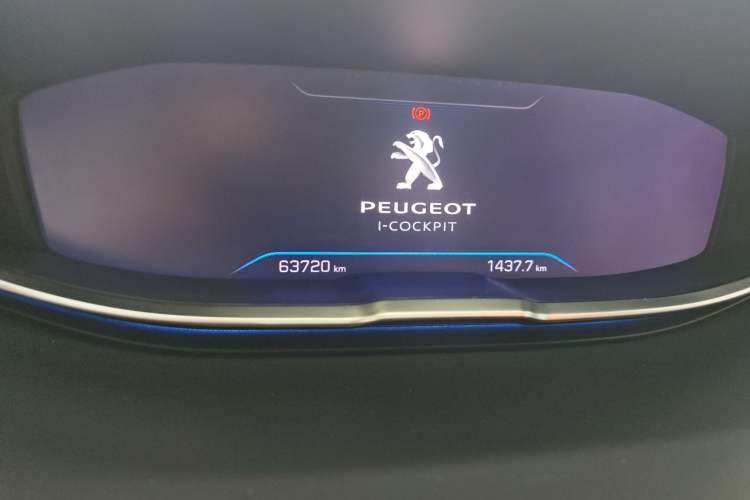 Used Peugeot 4008 2019 360THP BLACKPACK Obsidian Edition Odometer Close Up