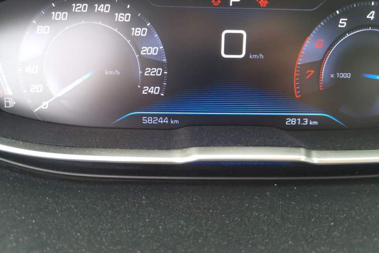 Used Peugeot 4008 2019 Revised Version 360THP – First Edition Odometer Close Up
