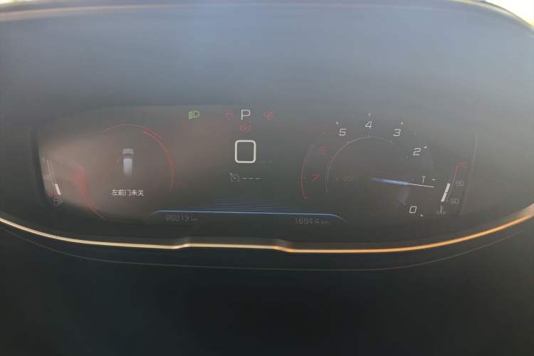 Used Peugeot 4008 2019 380THP First Edition Odometer Close Up