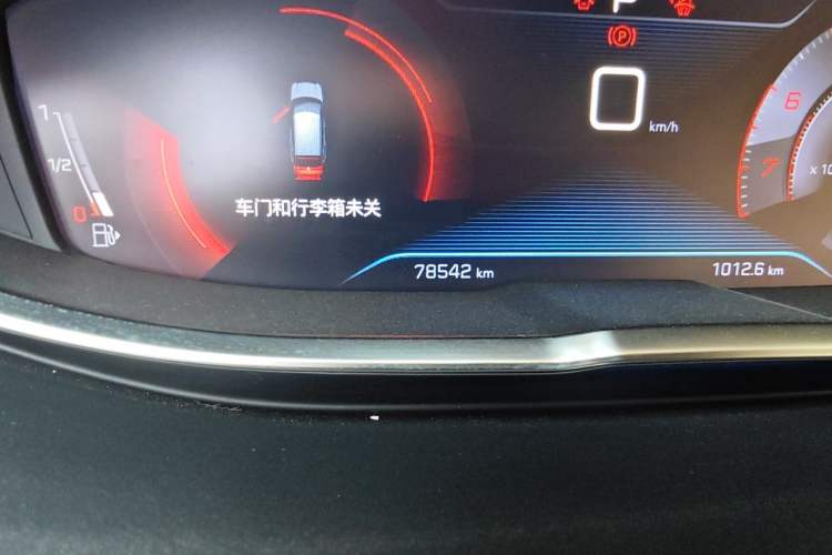 Used Peugeot 4008 2019 Revised Version 360THP – First Edition Odometer Close Up
