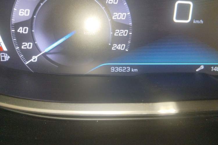Used Peugeot 4008 2019 350THP First Edition Odometer Close Up