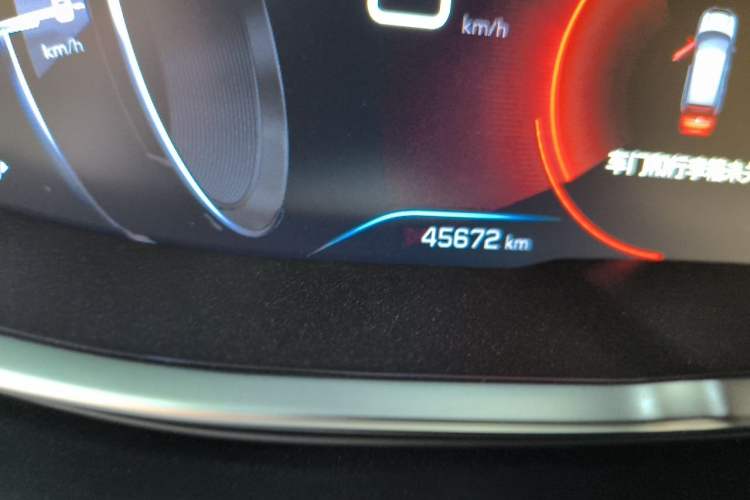 Used Peugeot 4008 2019 380THP Excellence Edition Odometer Close Up