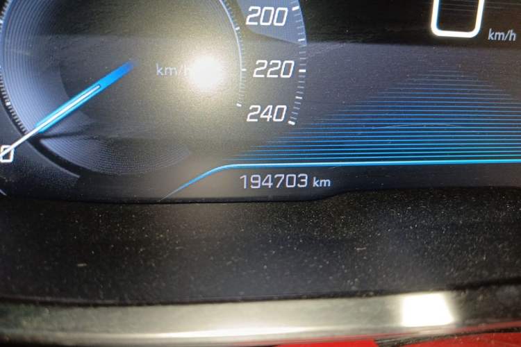 Used Peugeot 4008 2019 360THP First Edition Odometer Close Up
