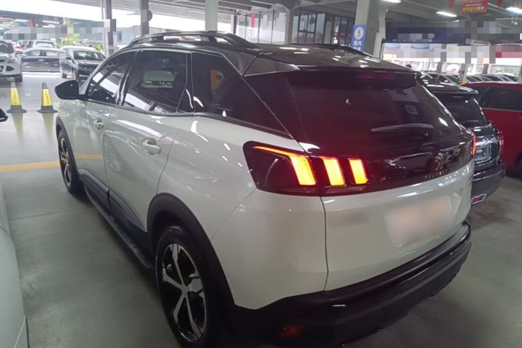 Used Peugeot 4008 2019 360THP BLACKPACK Obsidian Edition Rear Left 45 Deg