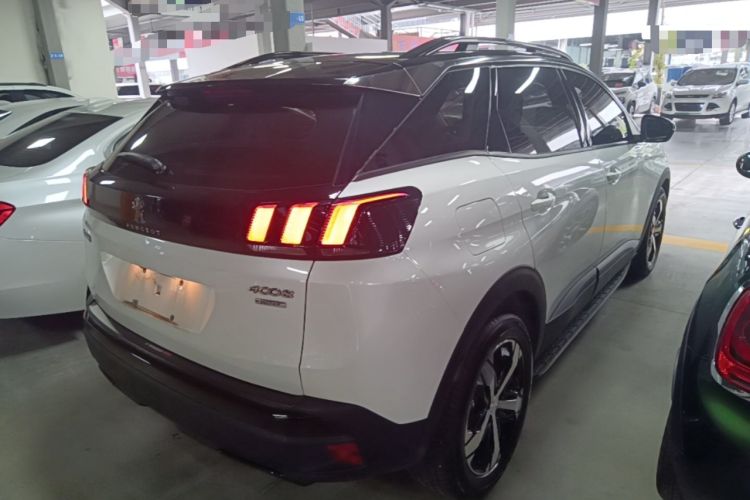 Used Peugeot 4008 2019 360THP BLACKPACK Obsidian Edition Rear Right 45 Deg