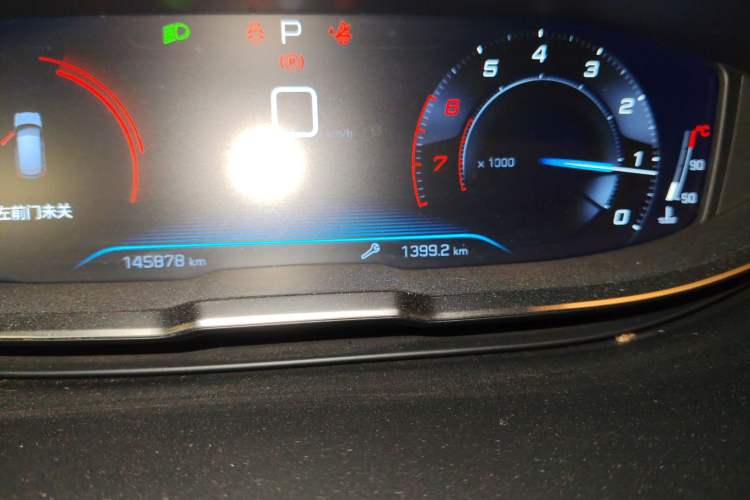Used Peugeot 4008 2019 360THP BLACKPACK Obsidian Edition Odometer Close Up