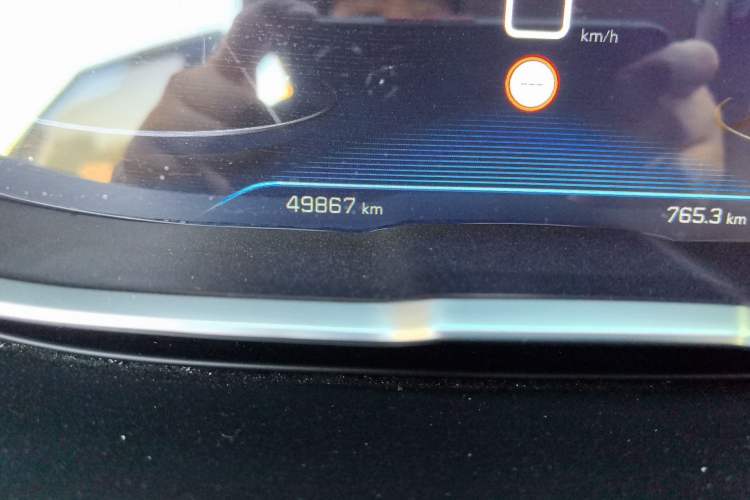 Used Peugeot 4008 2021 360THP Technology Edition Odometer Close Up