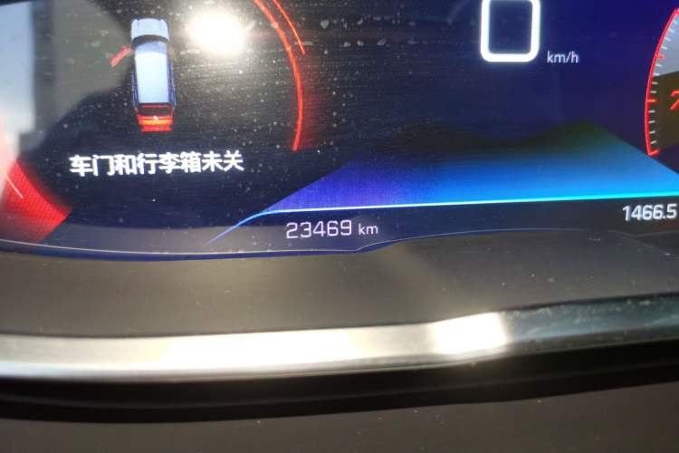 Used Peugeot 4008 2021 360THP Performance Edition Odometer Close Up