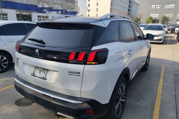 Used Peugeot 4008 New Energy 2020 1.6T PHEV Triple-Engine Luxury Edition Rear Right 45 Deg