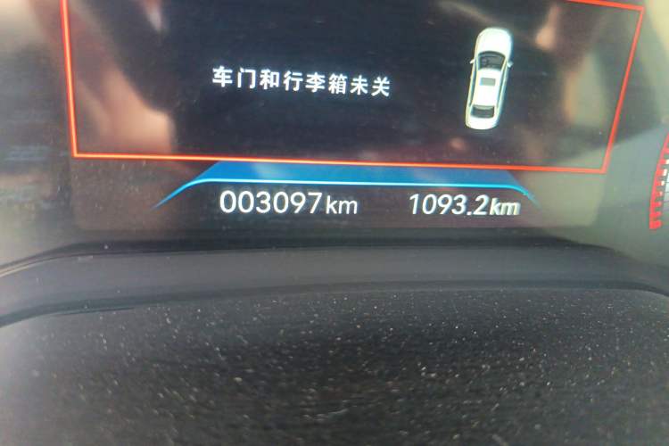 Used Peugeot 408 2022 1.6T Light-Chasing Edition Odometer Close Up