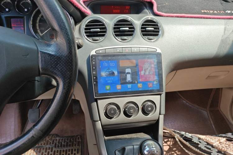 Used Peugeot 408 2010 2.0L Manual Comfort Edition Audio And AC Panel