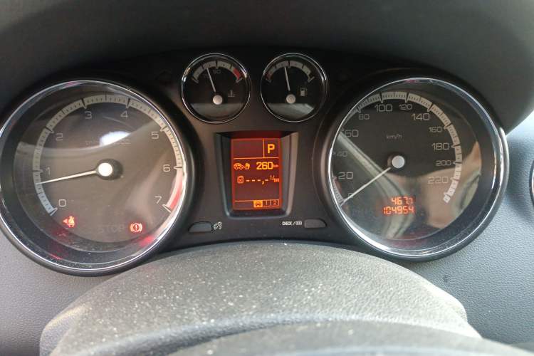 Used Peugeot 408 2010 2.0L Automatic Luxury Edition Instrument Cluster