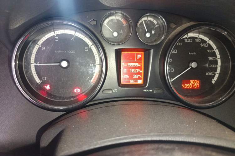 Used Peugeot 408 2011 1.6L Automatic Comfort Edition Instrument Cluster