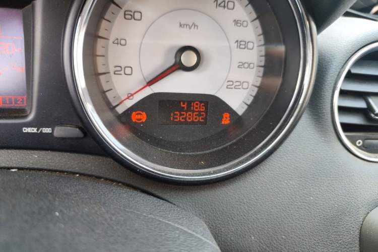 Used Peugeot 408 2011 1.6L Manual Comfort Edition Odometer Close Up