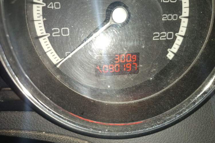 Used Peugeot 408 2011 1.6L Automatic Comfort Edition Odometer Close Up