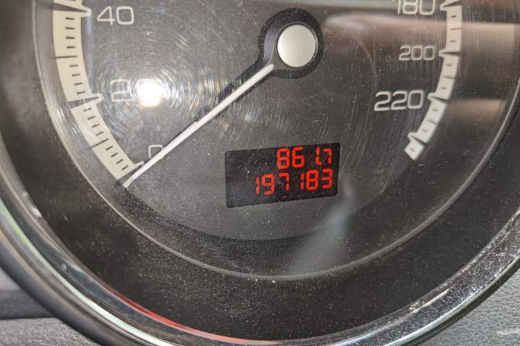 Used Peugeot 408 2011 2.0L Manual Comfort Edition Odometer Close Up