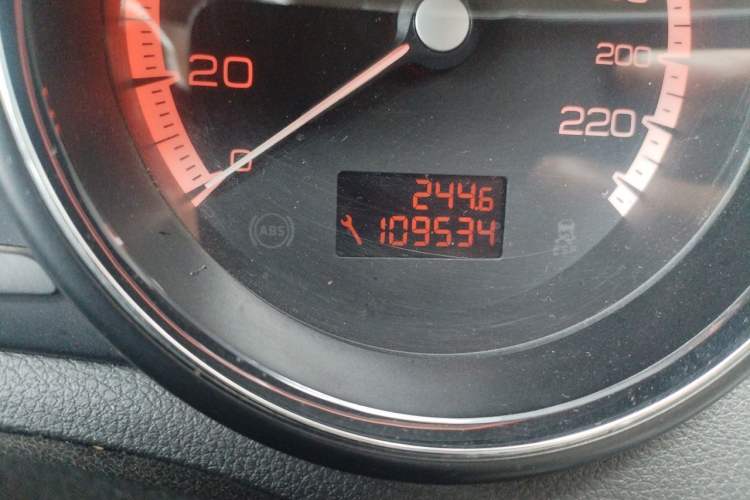 Used Peugeot 408 2011 2.0L Automatic Comfort Edition Odometer Close Up
