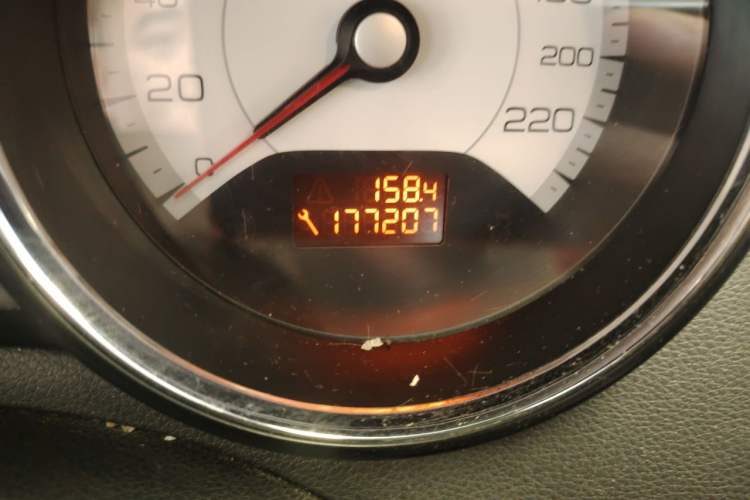 Used Peugeot 408 2011 1.6L Automatic Luxury Edition Odometer Close Up